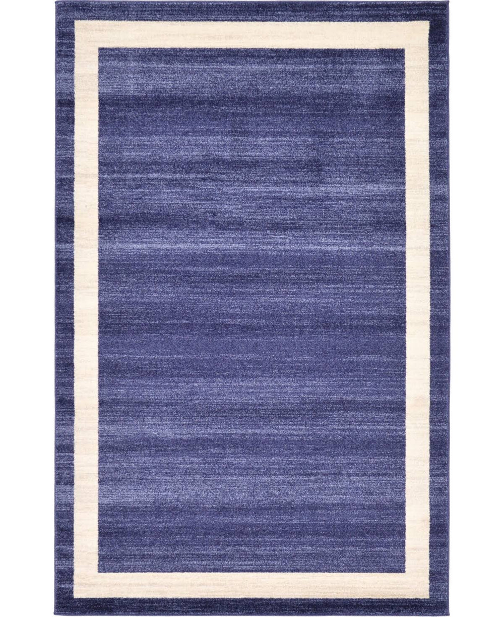 Unique Loom Maria Del Mar Area Rug (5' x 8' - Navy Blue)
